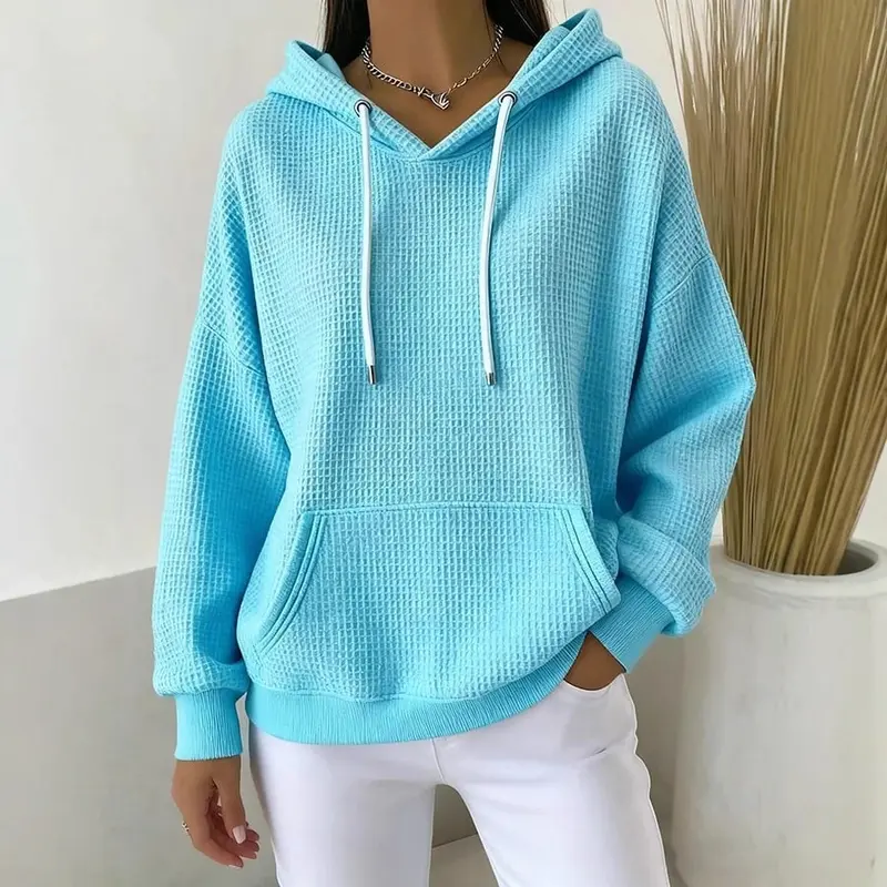 Freizeit-Sweatshirt mit Kapuze