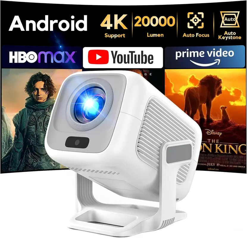 Full HD LED-Heimkino-Beamer mit WiFi & Bluetooth