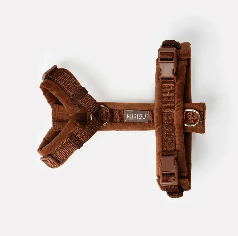 Furlou Y-Hundegeschirr "clay"