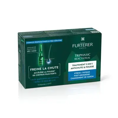 FURTERER Triphasic Réaction Cure 12 ampoules 5ml