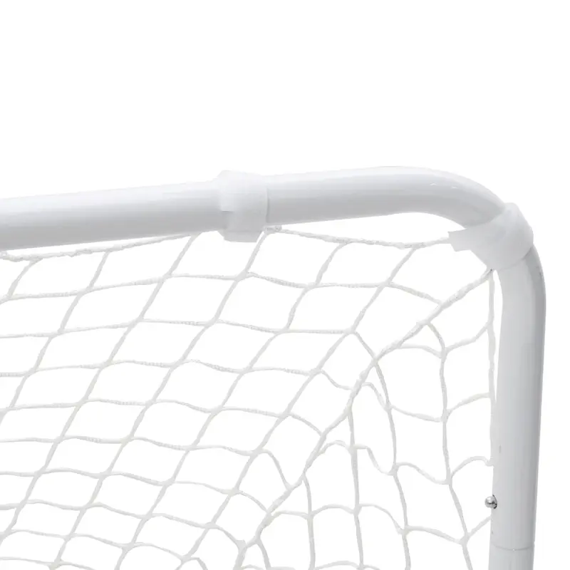 Fussballtor 122 x 81 cm Stahl Weiss