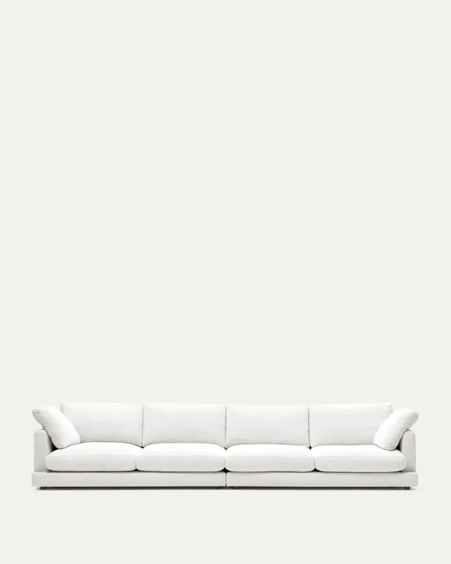 Gala 6-Sitzer-Sofa weiss 390 cm
