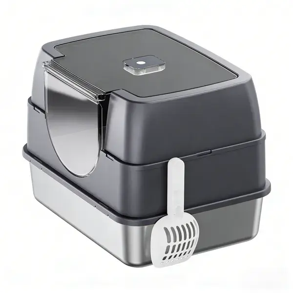 Galaxy Katzentoilette, geschlossen, Grau