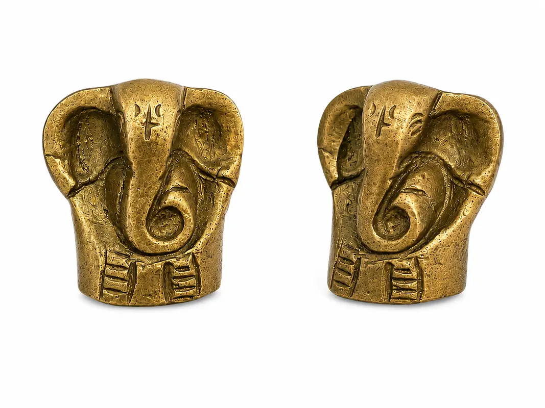 Ganesha Figur aus Messing, klein 4 cm