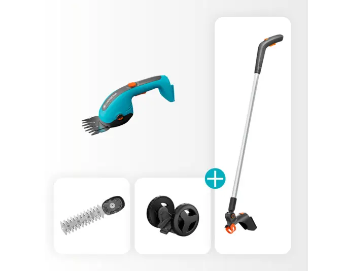 GARDENA Akku-Grasscheren-Set PowerCut 20/18V P4A solo