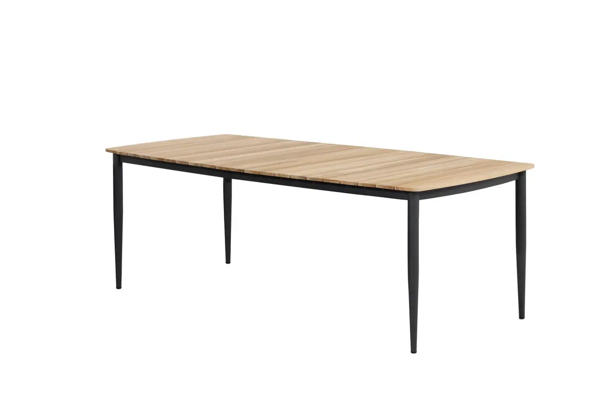Gartentisch Elena, 220x100x74 cm, Alugestell grau