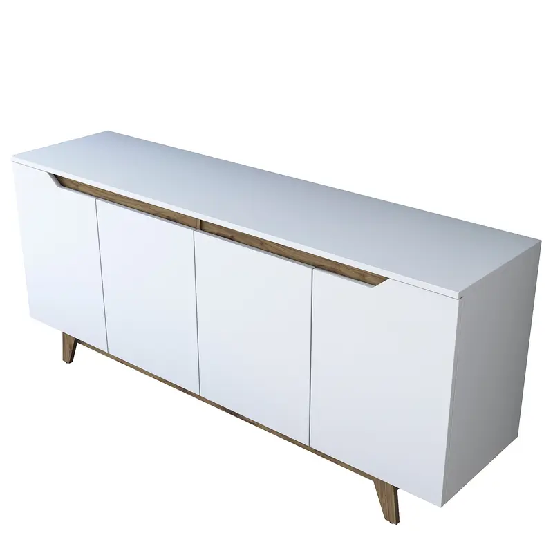 GD102 High-Sideboard - Weisser Walnuss