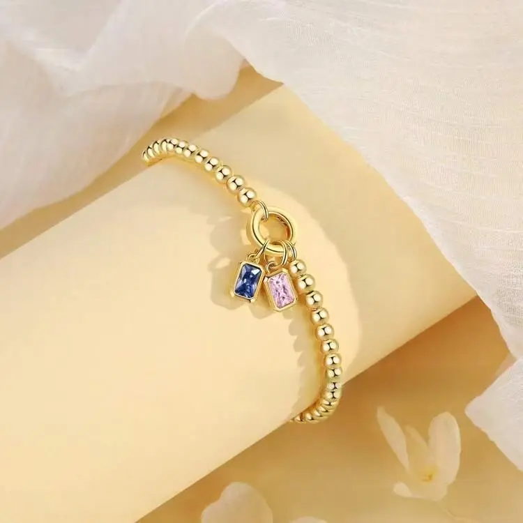 Geburtsstein-Armband «Luna» · Zirkonia personalisiert