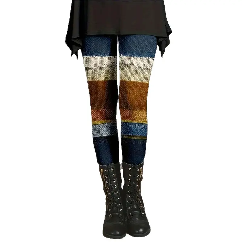 Gedruckte Leggings für Herbst und Winter