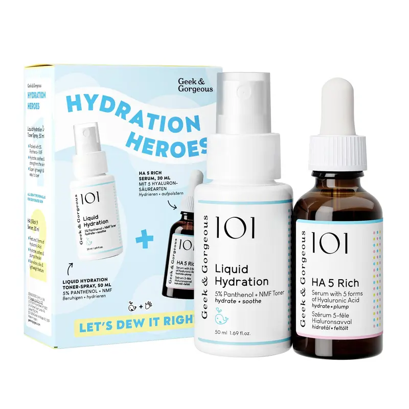 Geek & Gorgeous Hydration Heroes - Let's Dew It Right