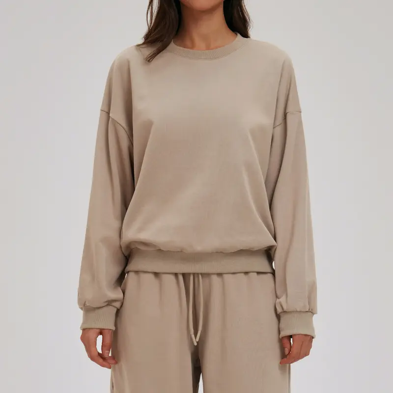 Gemütlicher Hoodie mit Rundhals für Damen