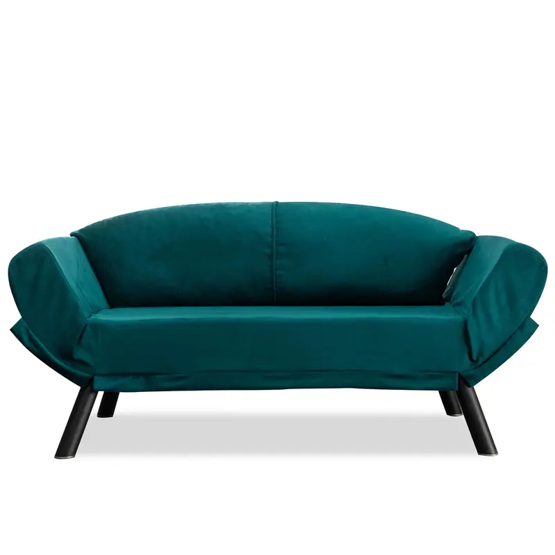 Genzo Bettsofa - Petrol Blau