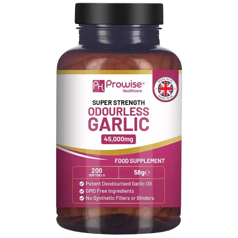 Geruchlose Knoblauchkapseln 45.000 mg