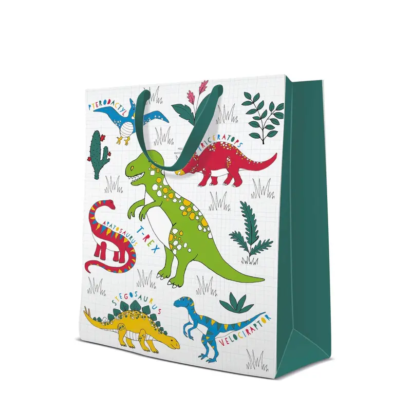 Geschenktüte Dinosaurier 30x41x12 cm