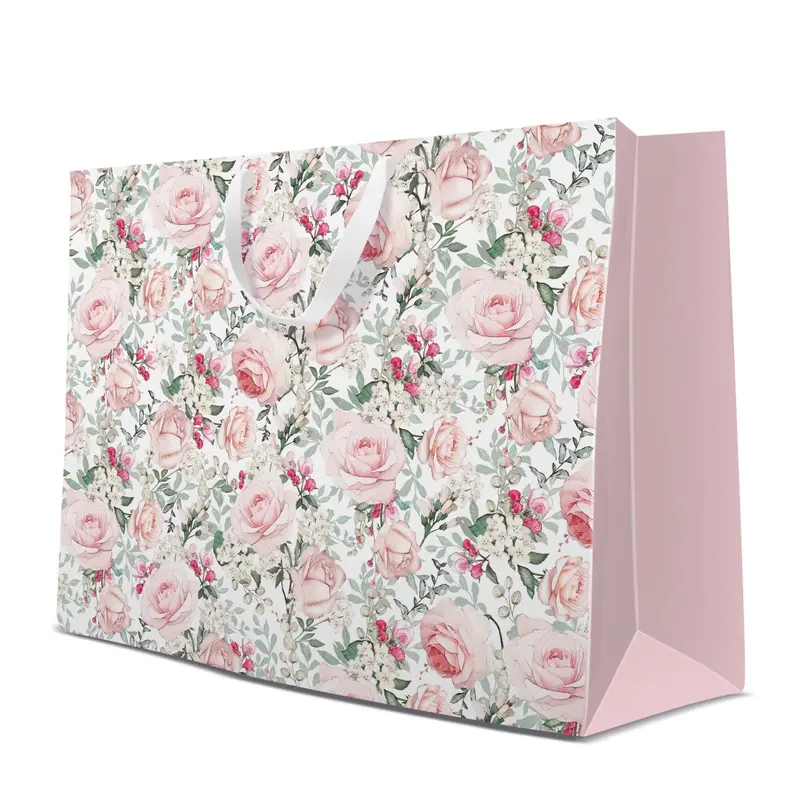 Geschenktüte Gorgeous Rosen 54x44x16 cm