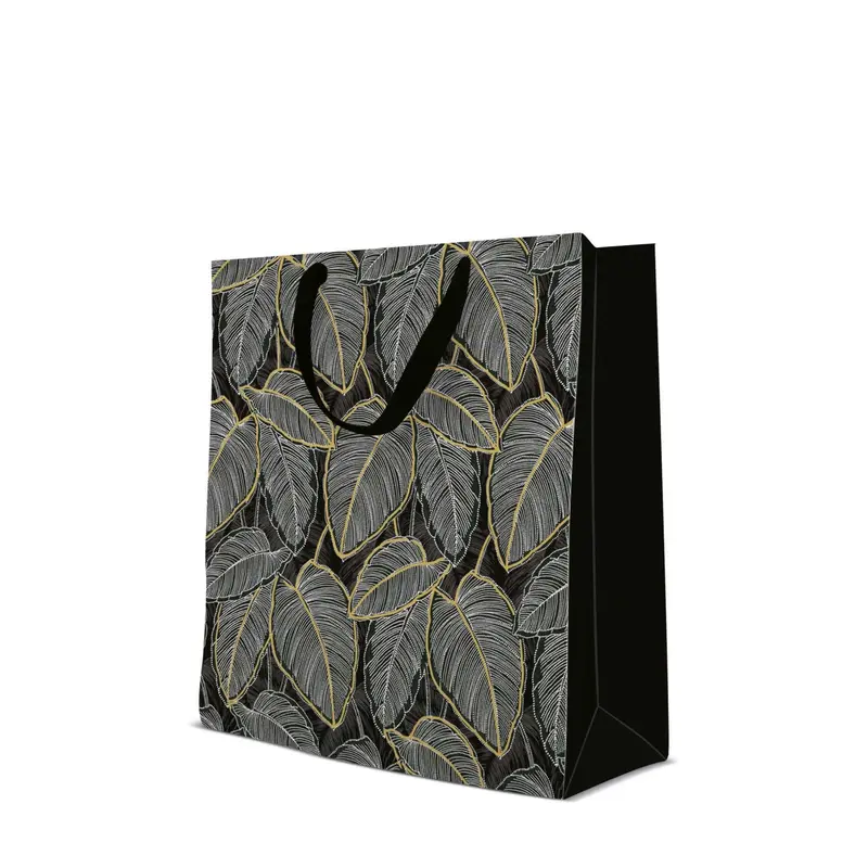 Geschenktüte Jungle Blätter 33.5x26.5x13 cm