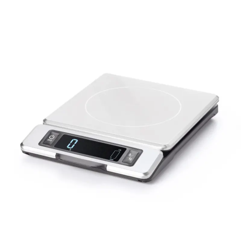 GG Haushaltswaage Edelstahl 5kg ausziehbar weiss
