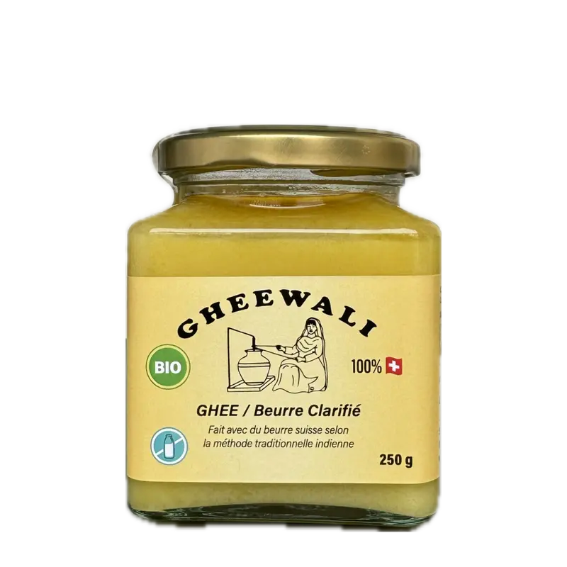 Gheewali Alpen-Ghee – Traditionell geklärt nach indischer Methode aus Schweizer Weidemilch