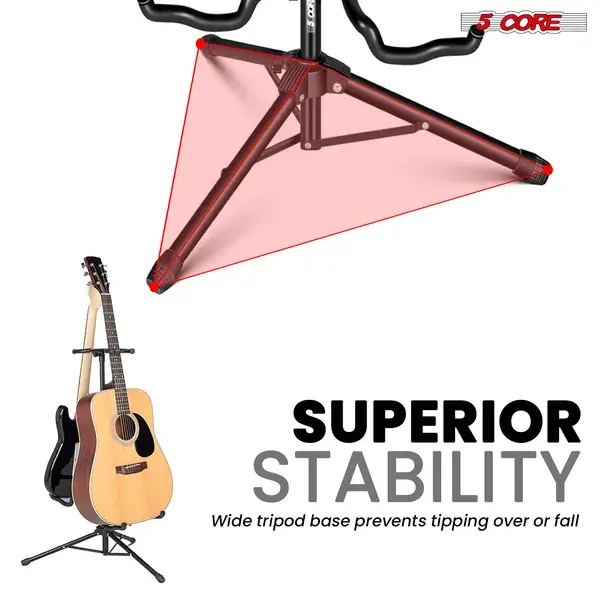 Gitarrenständer für 2 Gitarren
