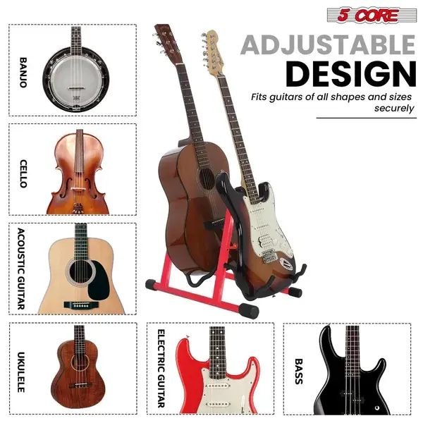 Gitarrenständer für mehrere Instrumente