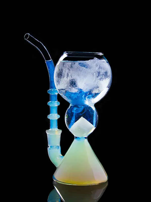 Glas-Shisha im Kelch-Design
