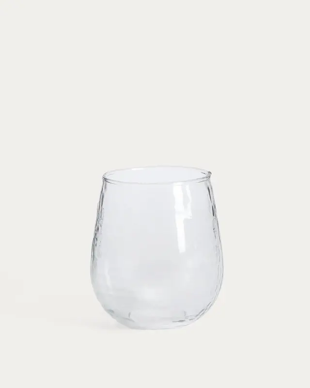 Glas Sileia aus transparentem Recyclingglas