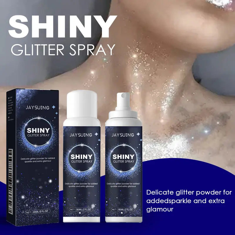 Glitzer-Spray für strahlende Haut