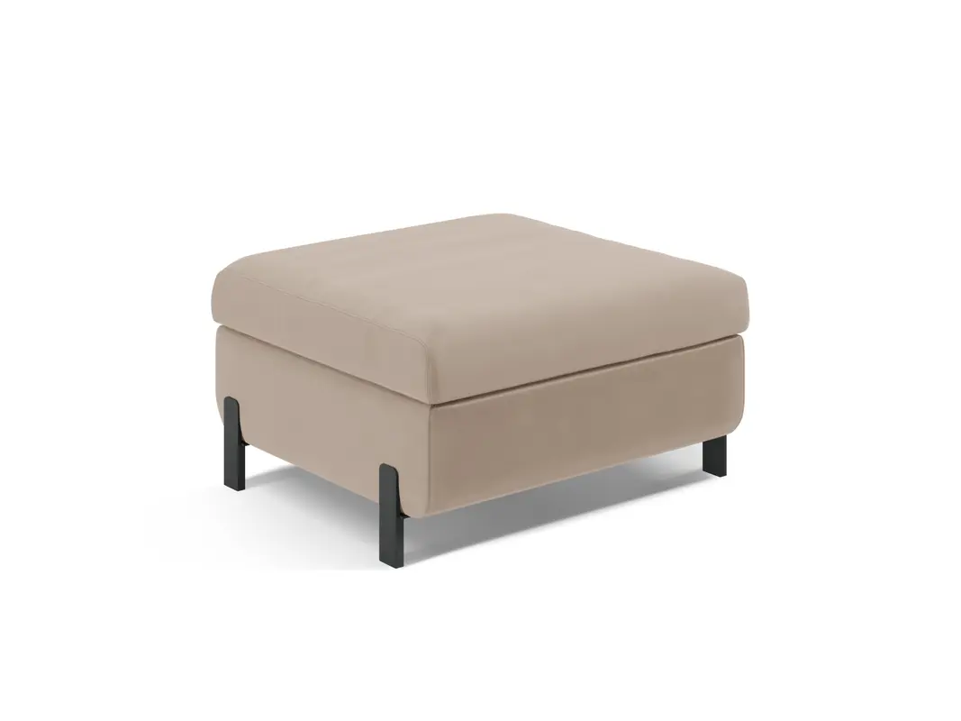 Gloria Velour Pouf mit Stauraum 1 Sitzer