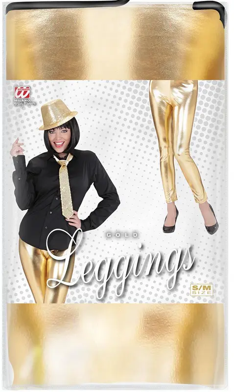 Goldene Leggings