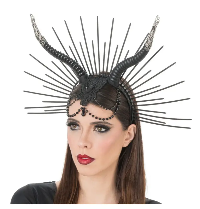 Gothic Haarreif mit Hörnern