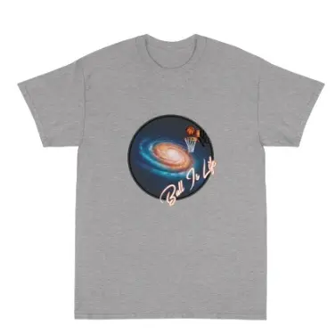 Graues T-Shirt mit Print