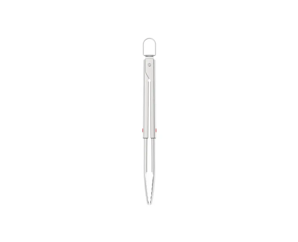 GrillOut BBQ Zange einziehbarer Kopf Edelstahl 42.5-34cm