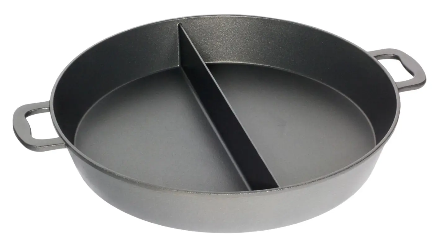 Grossraumpfanne D65cm, H8cm mit Steg