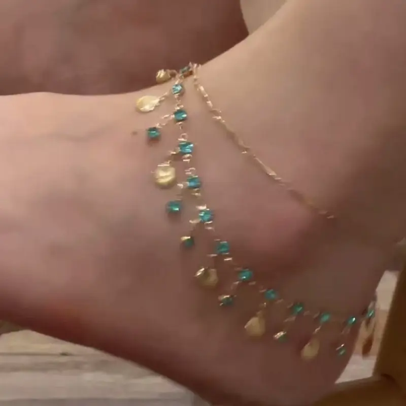 Halskette «Coquille» – Muschel-Anhänger mit Tassel