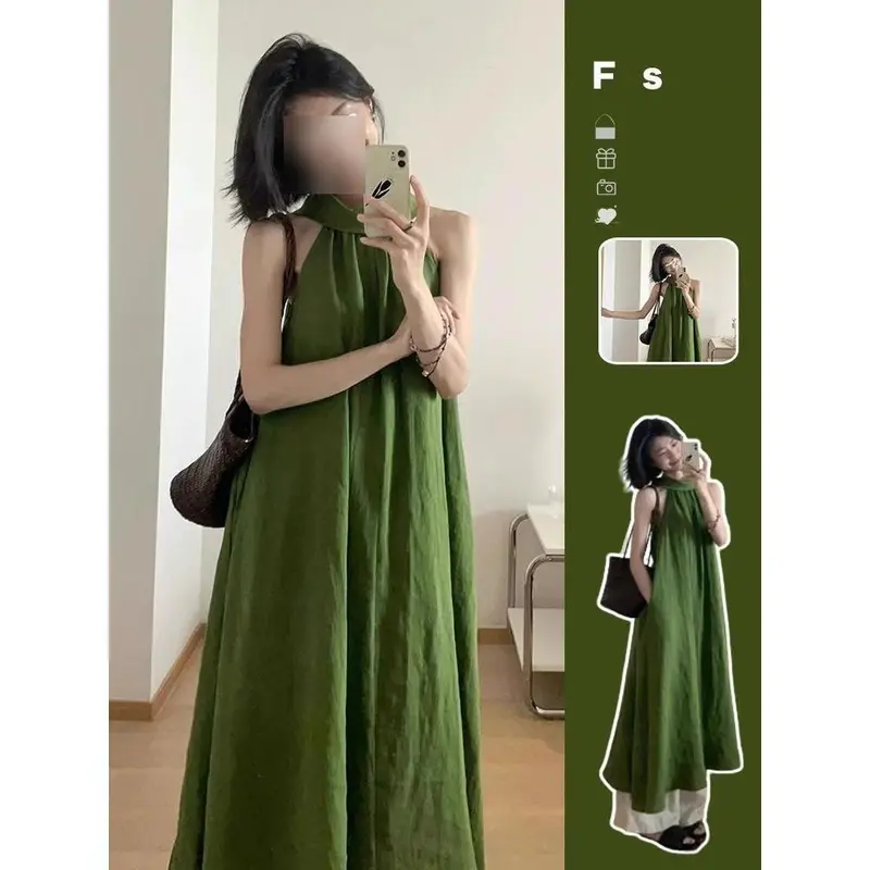Halter-Oberteil Kleid