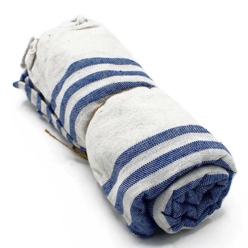 Hamam-Spa-Handtuch, Ozeanblau, 90 x 170 cm
