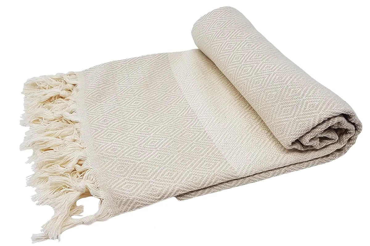 Hamamtuch Elmas Beige – 100×180 cm