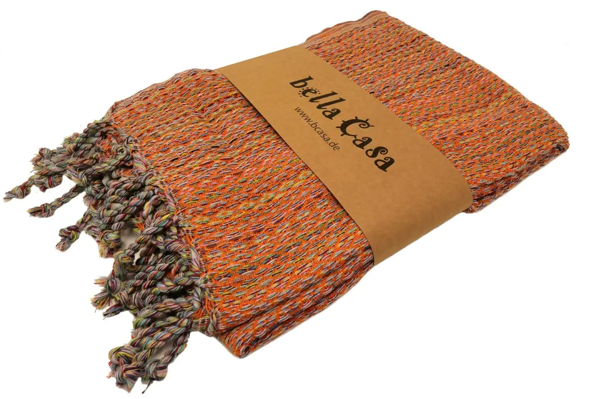 Hamamtuch Multicolor Orange 100x180cm