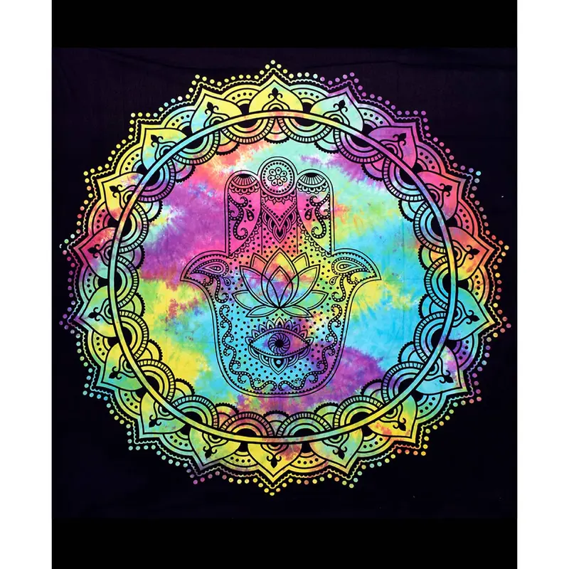 Hamsa Augenschutz Wandteppich, Ritualtuch 213 x 137 cm