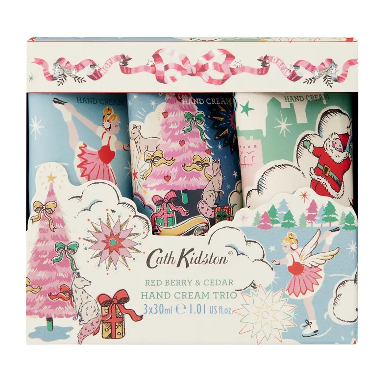 Handcreme-Set Cath Kidston - A Christmas Sky, 3x30ml