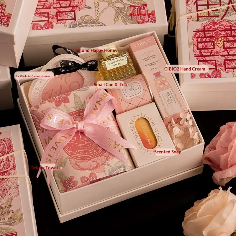 Handgemachte Geschenkbox für Hochzeitsgeschenke