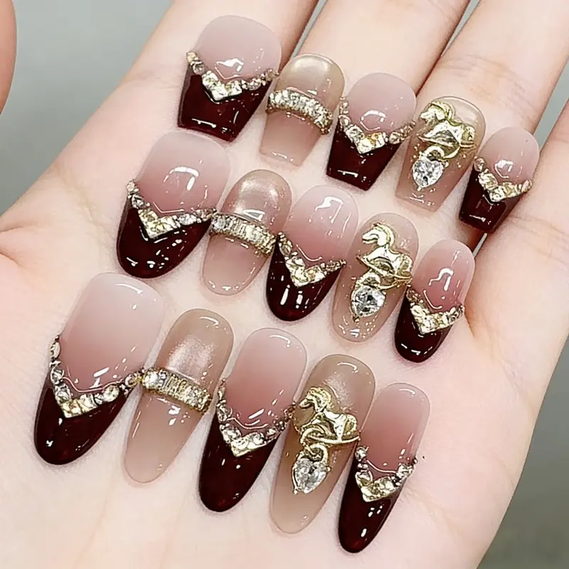 Handgemachte Luxus-Nagelsticker
