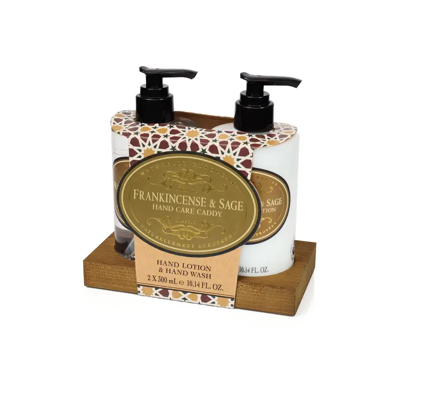 Handwaschgel & Handlotion Naturally European - Weihrauch & Salbei, 2x300ml