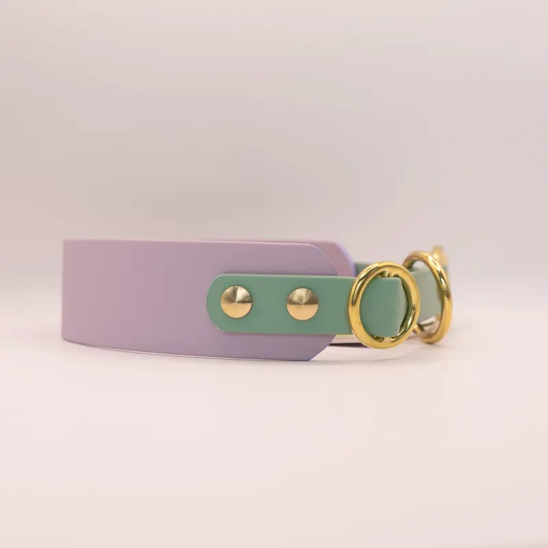 HealthyDog x KAHU Zugstopp Halsband Biothane "lavendel"