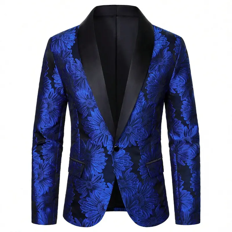 Herren Anzug, Slim Fit, Dunkelblau