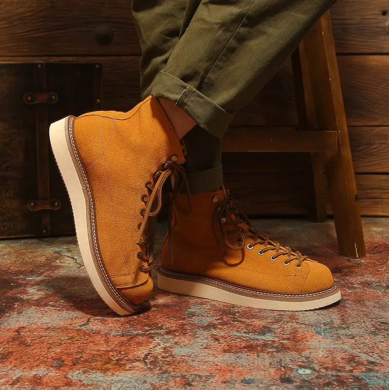 Herren Arbeitsstiefel Suede