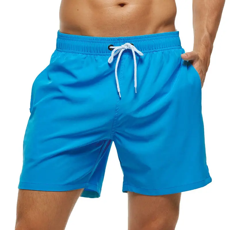 Herren Beach-Shorts «Coral» · Reissverschluss-Tasche