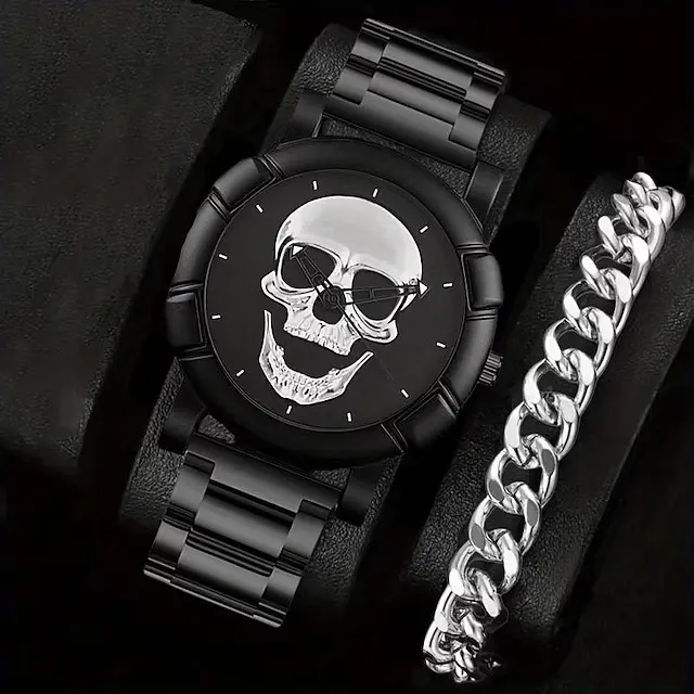 Herren Business Geschenkset Uhr & Halskette