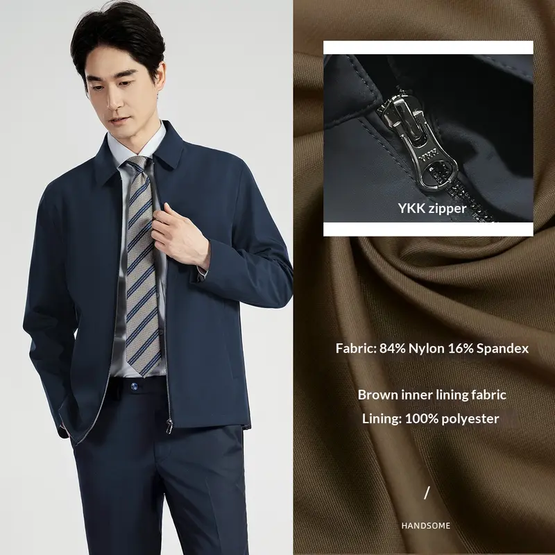 Herren Business Pendlerjacke mit Reverskragen