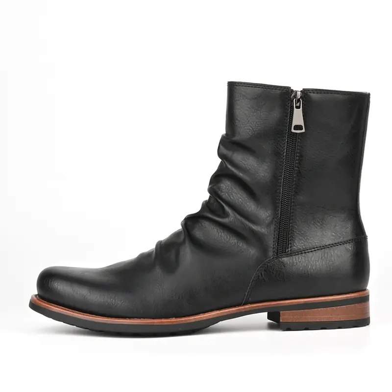 Herren Casual Boots mit Reissverschluss